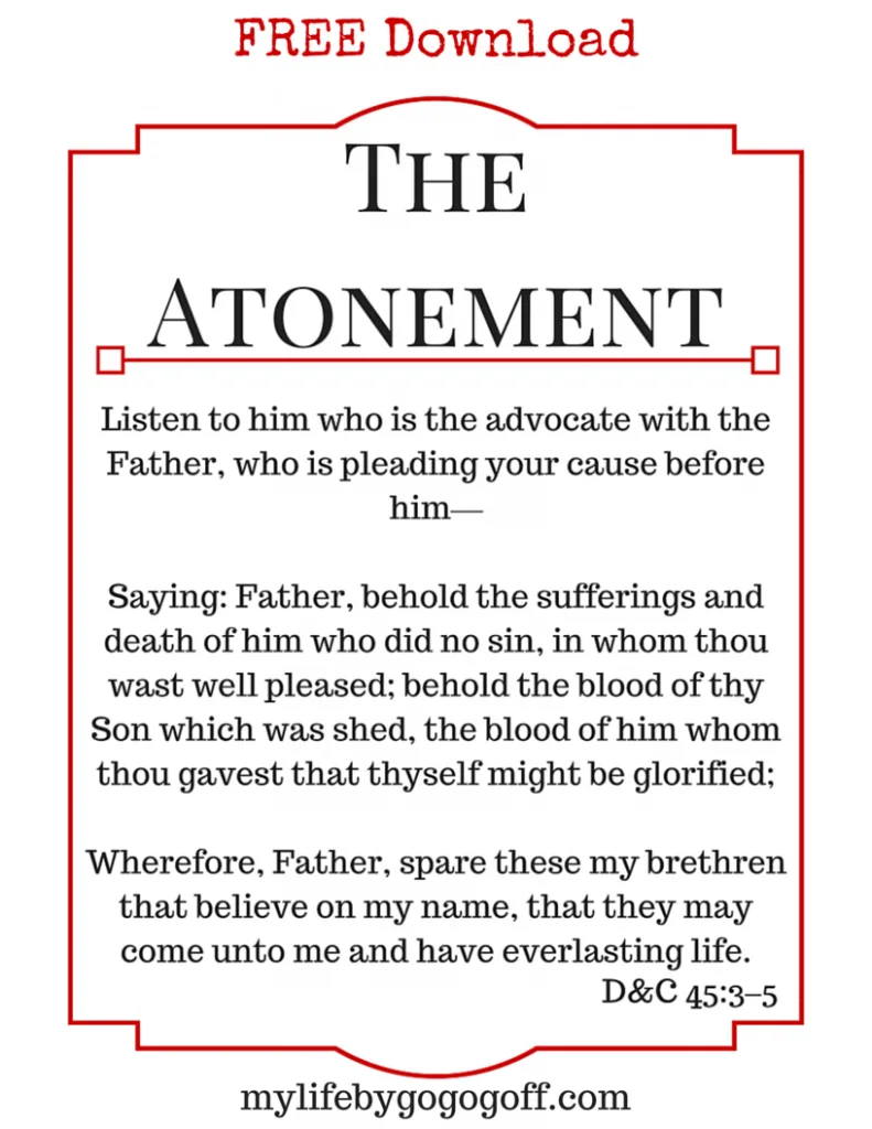 Free Printable! Ponderize Preach My Gospel: D&C 45:3&ndash;5