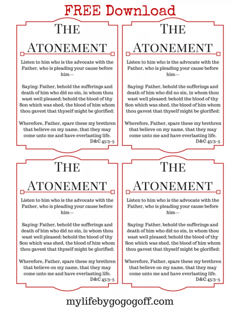 Free Printable! Ponderize Preach My Gospel: D&C 45:3&ndash;5