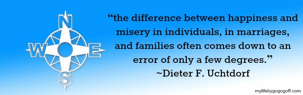 “the difference between happiness and misery in individuals, in marriages, and families often comes down to an error of only a