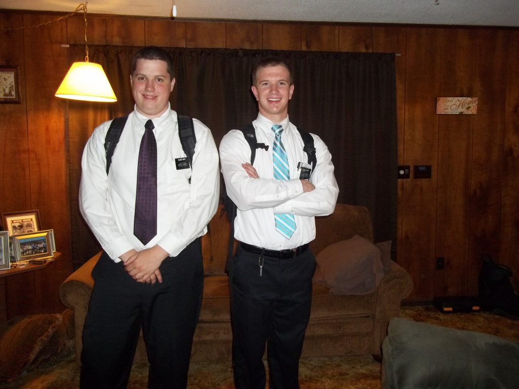 Myself and my trainer Elder Walker.