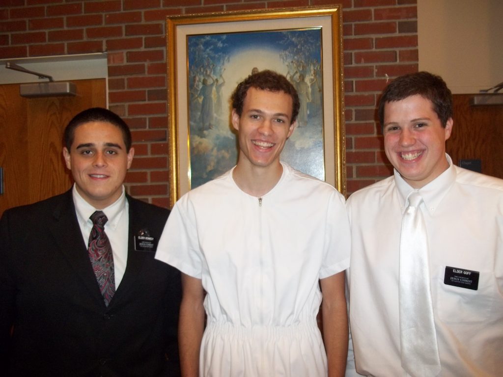 Jake's Baptism. One of the highlights and memories I held to.