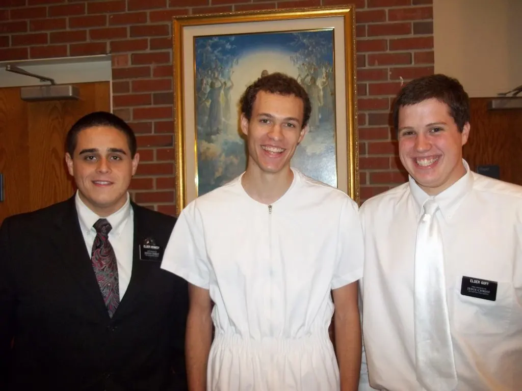 Jake's Baptism. One of the highlights and memories I held to.