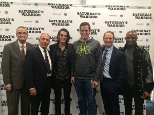 At the premiere!