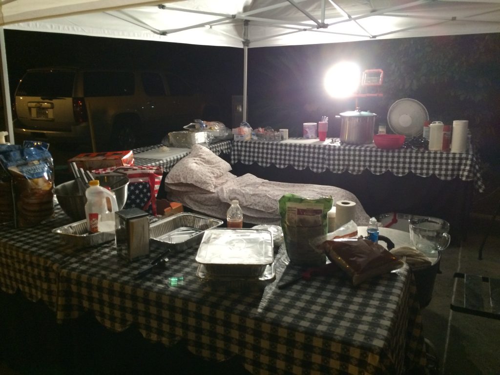 The Mormon Bayou Food Angel's bed.