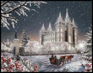 The Salt Lake Temple by Brent Borup