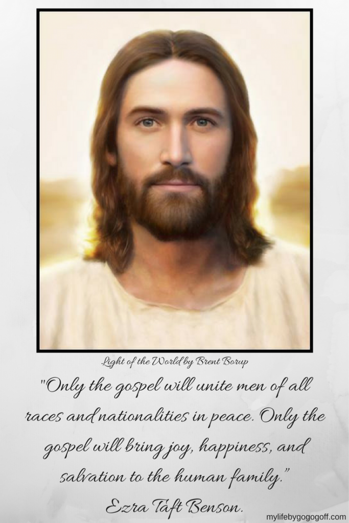 "Only the gospel will unite men of all races and nationalities in peace. Only the gospel will bring joy, happiness, and salvation to the human family.” Ezra Taft Benson. #PrinceOfPeace