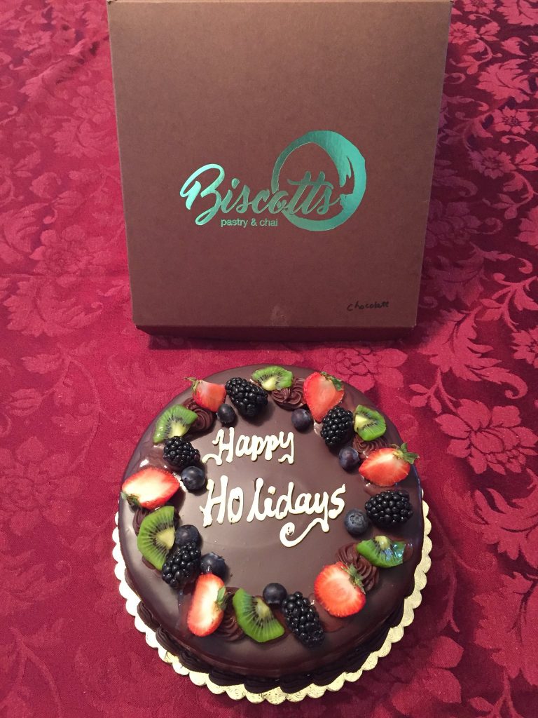 A chocolate cake from Biscotts Pastries! #Food #Cake #ByGogoGoff