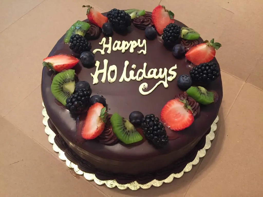 A chocolate cake from Biscotts Pastries! #Food #Cake #ByGogoGoff