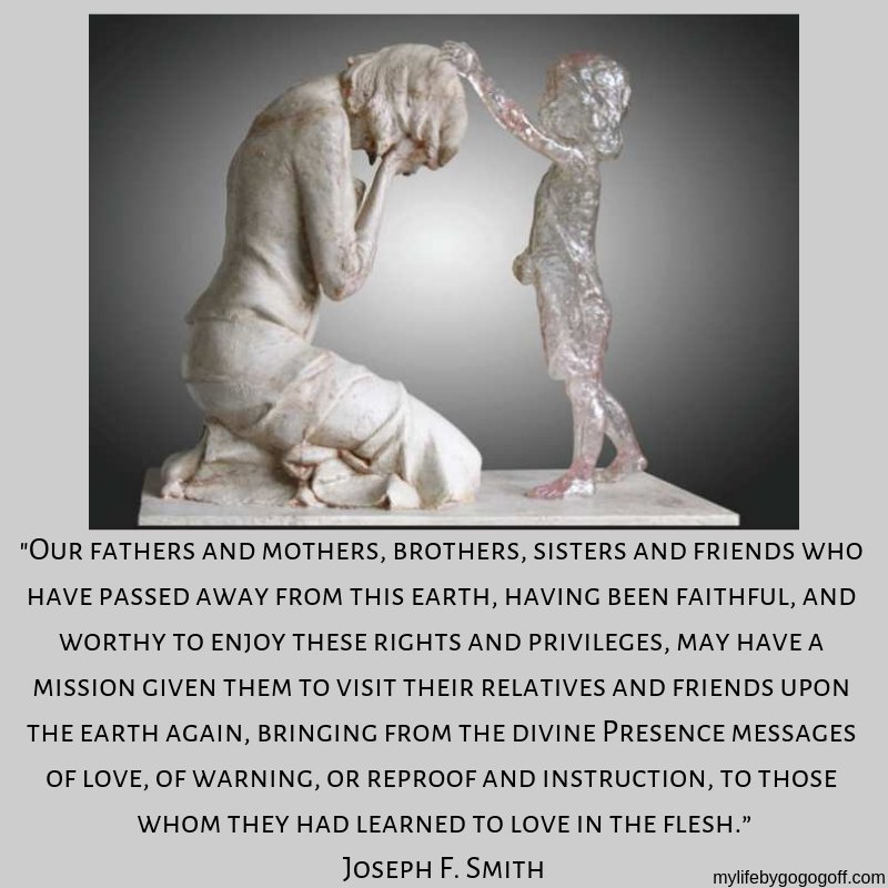 “When messengers are sent to minister to the inhabitants of this earth, they are not strangers, but from the ranks of our kindred, friends, and fellow-beings and fellow-servants. ...our fathers and mothers, brothers, sisters and friends