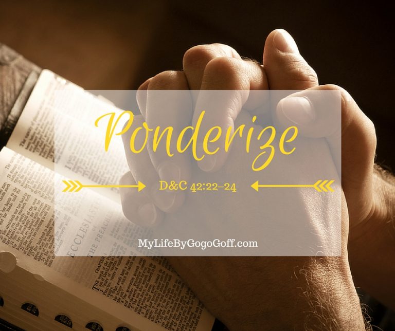 Live the Law of Chastity Ponderize Preach My Gospel! With Free Printables to help! You might ask, "Why should I ponderize Preach My Gospel?" The answer is simple...