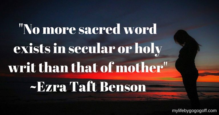 30 quotes on Mothers from the Prophets and Apostles that will renew your respect and admiration of the role of motherhood in the Plan of Salvation.