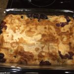 5 Step Oven Pineapple Blueberry Cobbler!