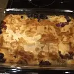 5 Step Oven Pineapple Blueberry Cobbler!