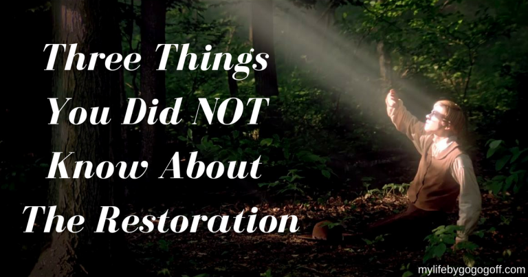 The Restoration started in the Spring of 1820, but God started preparing the world before 1820. Here are 3 Things You Did NOT Know About The Restoration.
