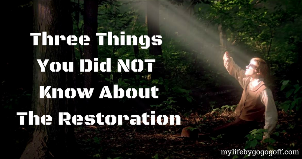 The Restoration started in the Spring of 1820, but God had to start preparing the world long before 1820. 3 Things You Did NOT Know About The Restoration
