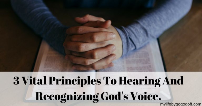 Do you ever wonder is God there? Is He listening? Here are 3 Vital Principles To Hearing And Recognizing God's Voice in your daily life!