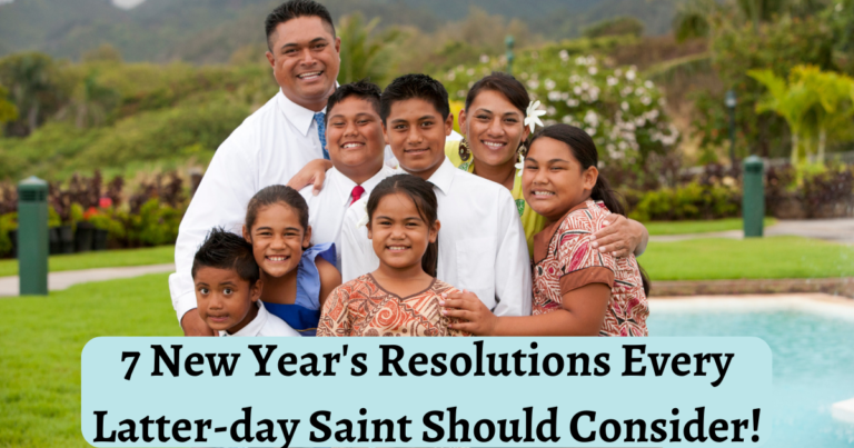 New Year's is an amazing chance for us to set goals to grow in the coming year. Here are 7 New Year's resolutions that every Latter-day Saint should consider setting!