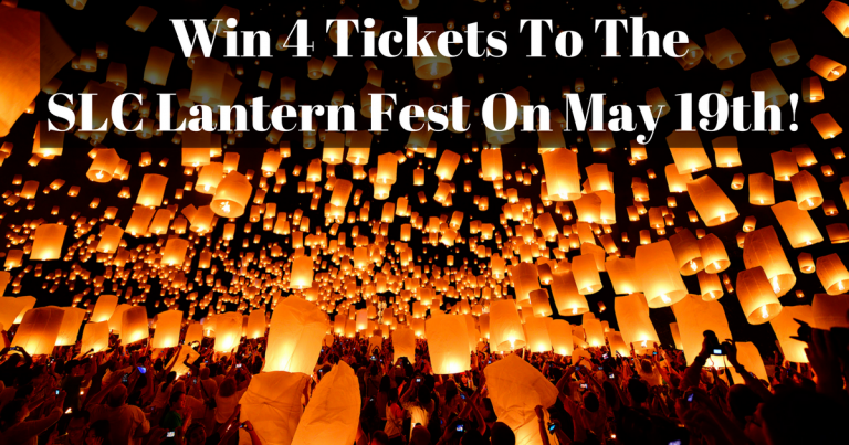 I have partnered with them to do a give away of four tickets to my readers! That's right you could win four free tickets to go to the SLC Lantern fest on May 19th! Bring your date or family or friends launch lanterns and have your own magical evening!