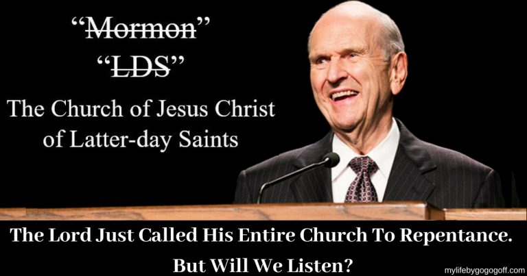 One role of a prophet is to cry repentance, and that is what the prophet has just done. What am I talking about? The name of the Church and how...