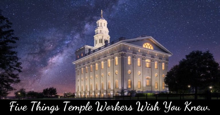 While serving at the Mount Timpanogos Temple, my love of the temple and understanding deepened dramatically. With that context, I want to share with you five things temple workers wish that patrons understood: