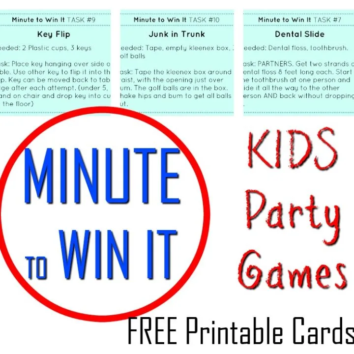 Image for SPECTACULAR Minute to Win It Kids Party Games!