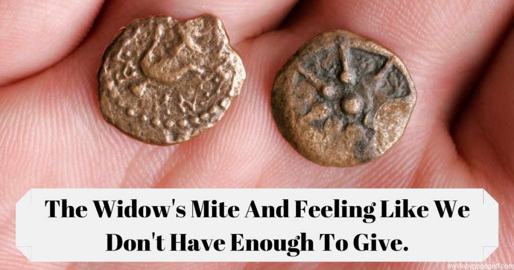 We are all familiar with the parable of the widow's mite, but this is a fresh take about how we can learn courage from this widow to offer up our mite.