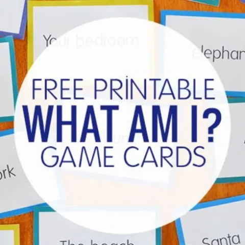 Image for &ldquo;What am I?&rdquo; A Quick & Easy Family Game &ndash; free printable.