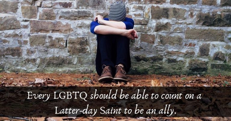 Of all the people in the world, LGBTQ people should be able to count on Latter-day Saints to be their allies.