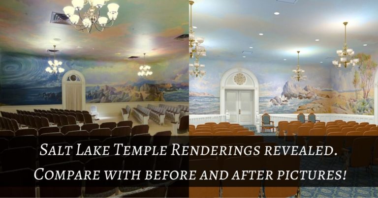Salt Lake Temple Renderings revealed. Compare with before and after pictures!