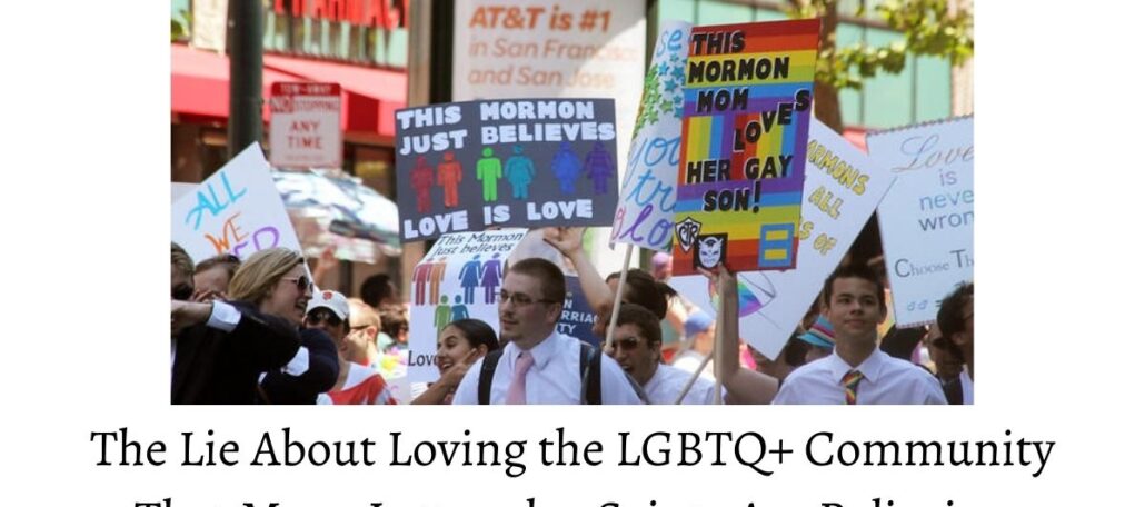 When it comes to the topic LGBTQ+ community everyone claims they are acting out of love. But there is a lie about this love Satan wants us to believe.