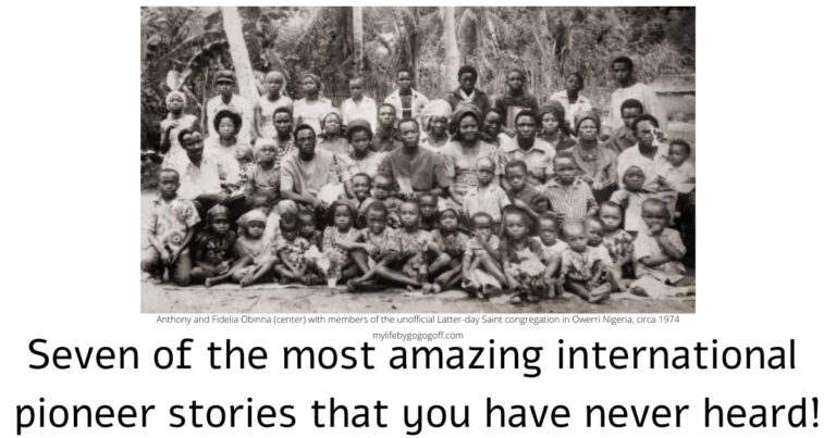 Outside of pioneers that crossed the great plains there are amazing stories of faith from international pioneers within the Church, here are seven of them.