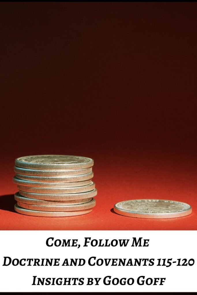 Videos, articles, and insights for this weeks study of Come Follow Me Doctrine and Covenants 115-120 by Jeremy Goff, aka Gogo Goff