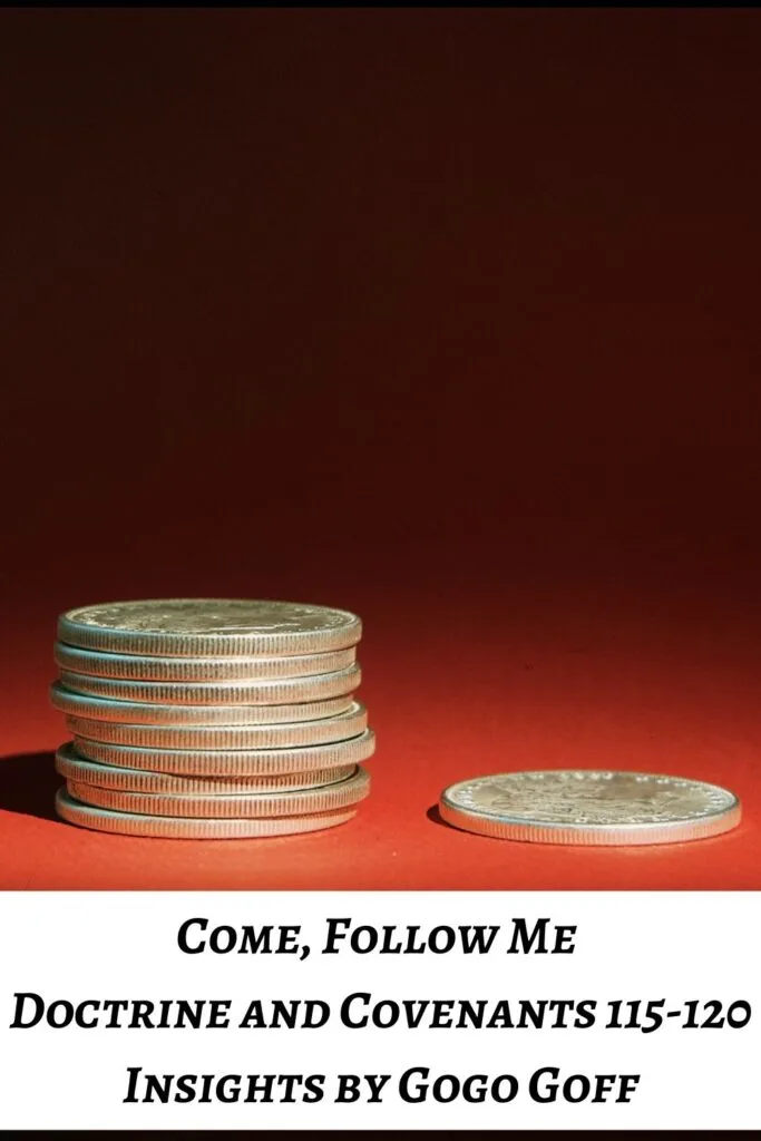 Videos, articles, and insights for this weeks study of Come Follow Me Doctrine and Covenants 115-120 by Jeremy Goff, aka Gogo Goff