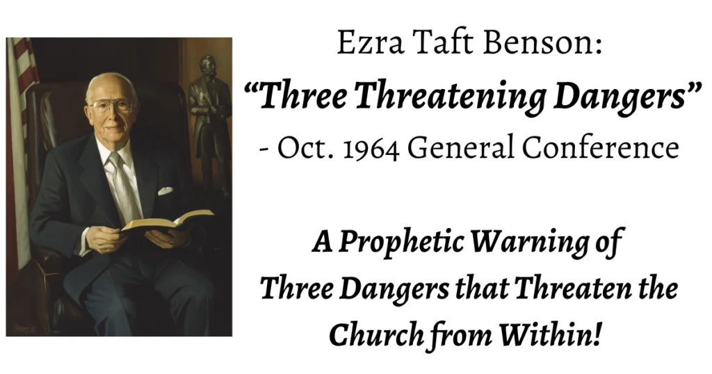 If the Prophet foresaw that there were three threatening dangers that we would face, would you want to know what they are?