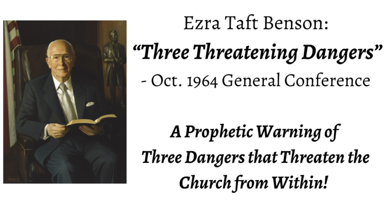 If the Prophet foresaw that there were three threatening dangers that we would face, would you want to know what they are?