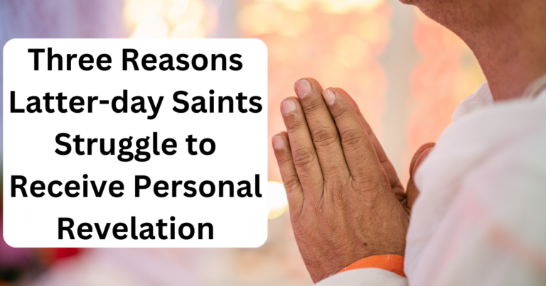 Understanding and removing these three roadblocks to personal revelation will enable Latter-day Saints to truly #HearHim