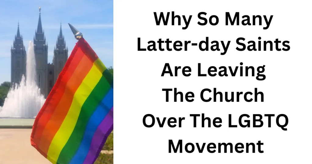 Why are so many Latter-day Saints leaving the Church over the LGBTQ movement? I believe it is due to Terrestrial love.