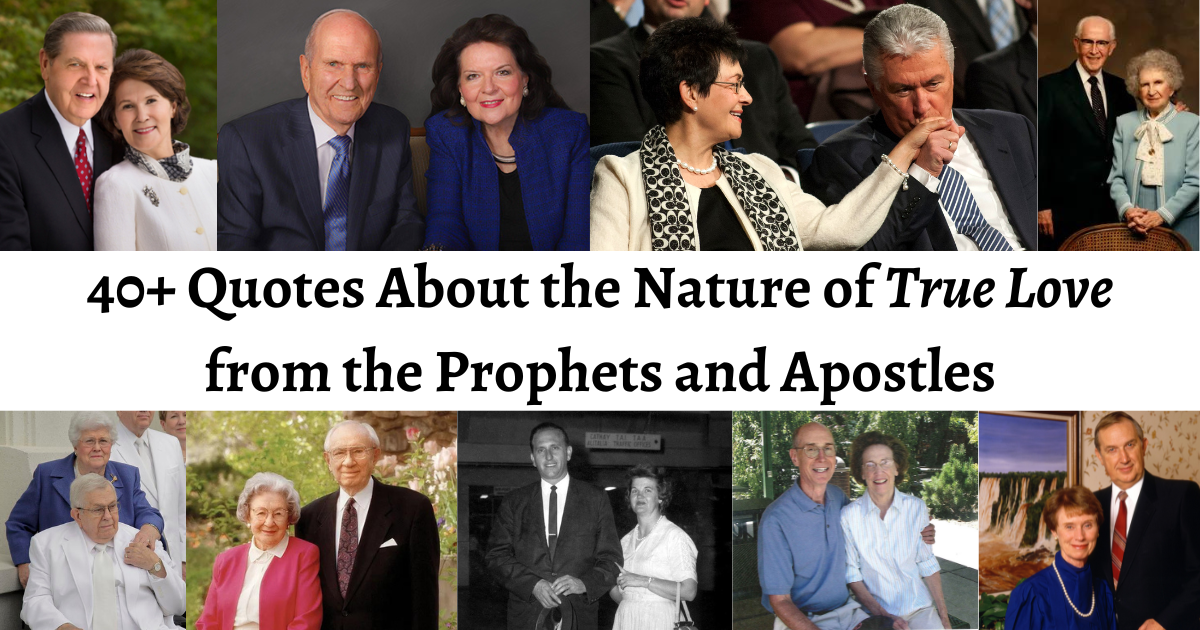 A collection of quotes from the prophets and apostles about the nature of the highest form of love, Celestial Love, Charity, or simply True Love.