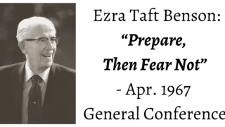 From the Conference Archives: Ezra Taft Benson's Apr. 1967 talk outlines 6 areas of action so we can 
