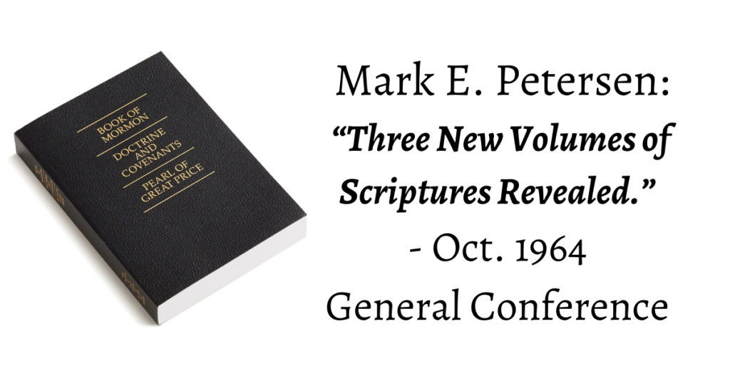 From the Conference Archives: Mark E. Petersen debunks the idea that the canon is closed, and uses the Bible to show we need new scripture