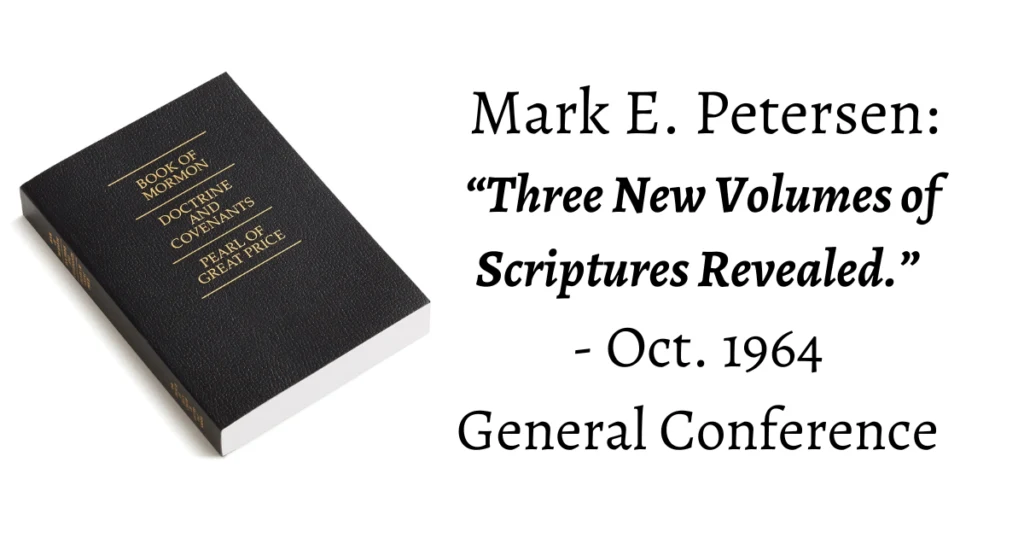 From the Conference Archives: Mark E. Petersen debunks the idea that the canon is closed, and uses the Bible to show we need new scripture