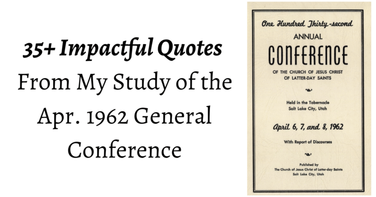 35+ Impactful Quotes from the Apr. 1962 General Conference. Topics from Missionary Work, to communism, the import role the United States will play in the last days, and if Latter-day Saints are Christians.